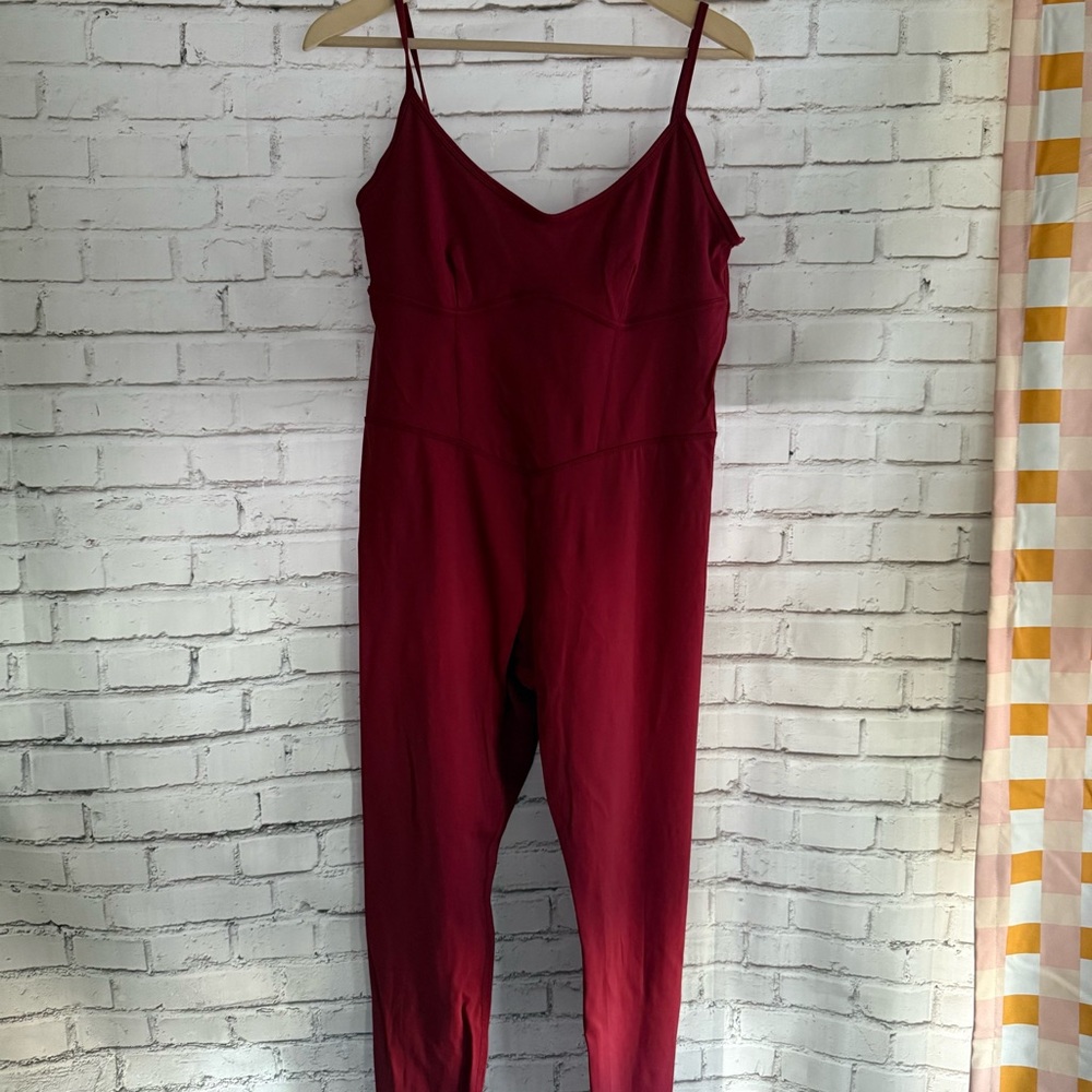 JoyLab Deep Red Active Jumpsuit‎